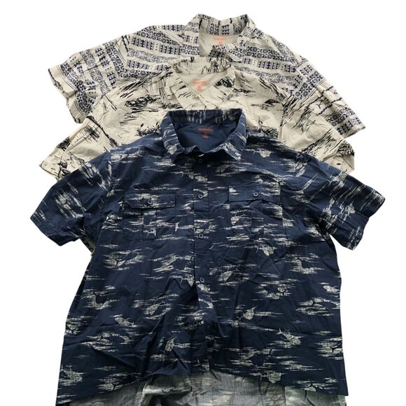Boulder Creek Mens Shirt Size 3XL Big Lot Of Three Short Sleeve Button-Up Casual - Picture 1 of 16